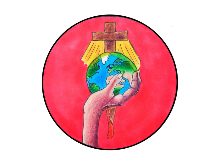 Inthefootstepswithjesus logo